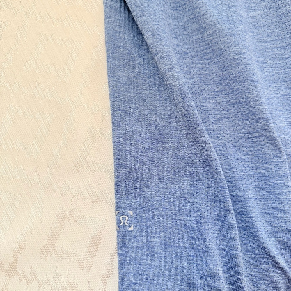 Lululemon Men’s Metal Vent Tech Polo Shirt Blue Size Large - Picture 3 of 6
